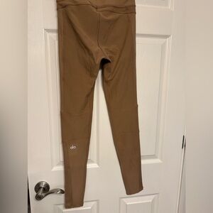 Alo yoga pants with soft  ribbed contrast- “price is firm “